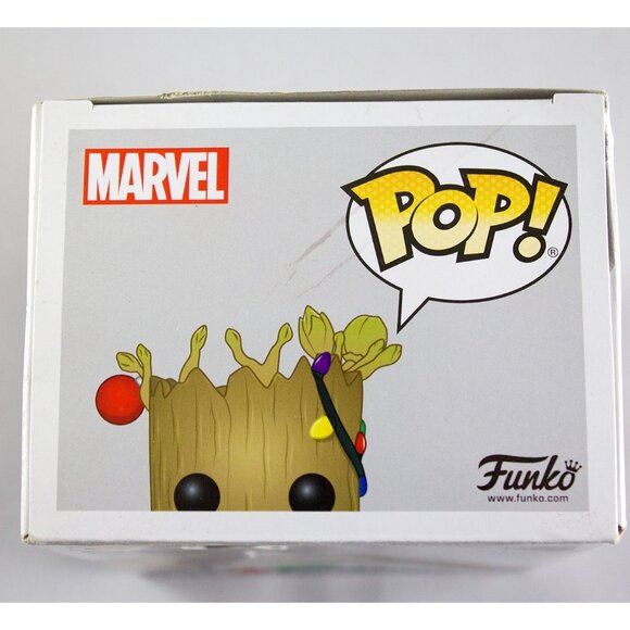 Funko Pop! Marvel Guardians of the Galaxy Groot 399 Christmas Holiday 2018 NWB - Picture 7 of 13